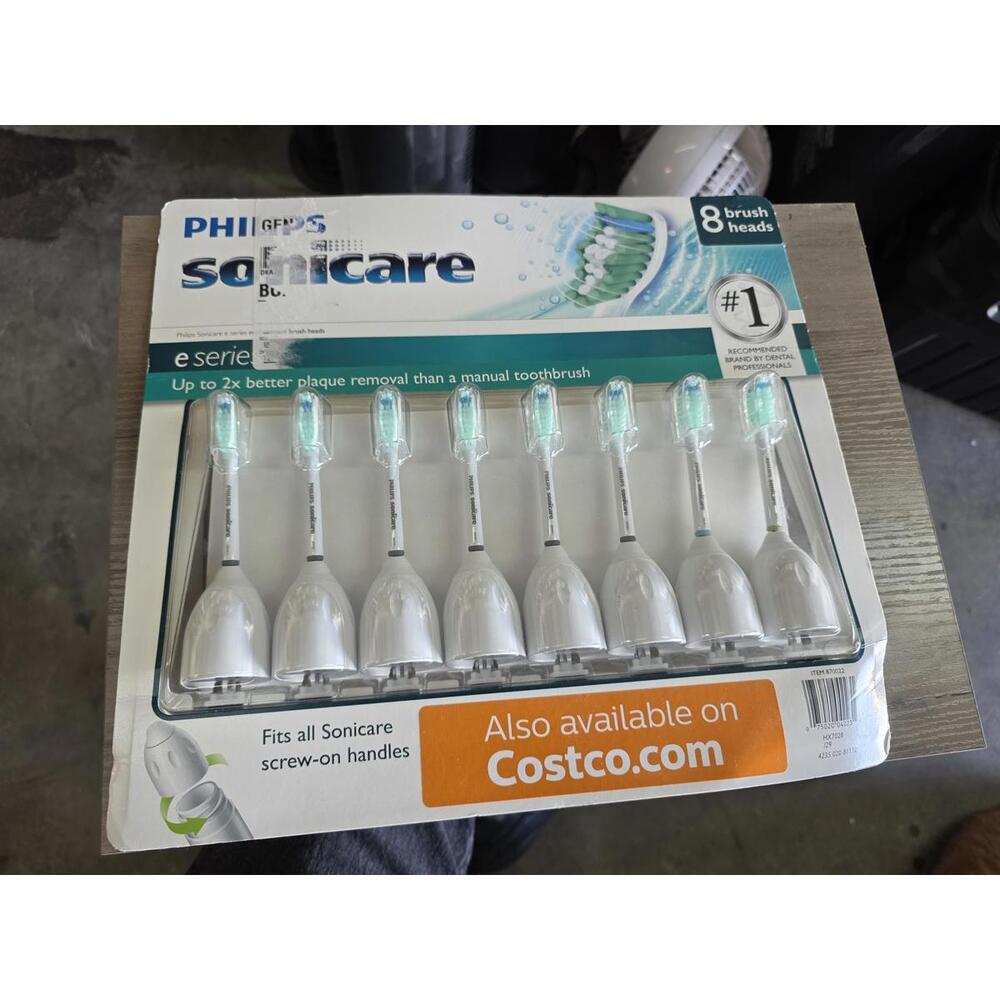 Philips Sonicare E-Series Replacement Toothbrush Heads, 8 Count
